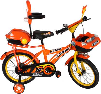 HLX-NMC Car design premium 16 - inch kids bicycle - Black/Orange 14 T (inch) Recreation Cycle