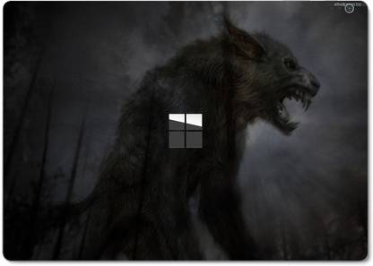 GADGETSWRAP GW29791 Surface Book Printed dark wolf Skin Top Only Vinyl Laptop Decal 13.5