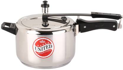 United united ucook steeltuff 3 L Inner Lid Induction Bottom Pressure Cooker