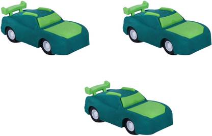 AutoVHPR 3 Big Size Racing Car Shaped Erasers Non-Toxic Eraser