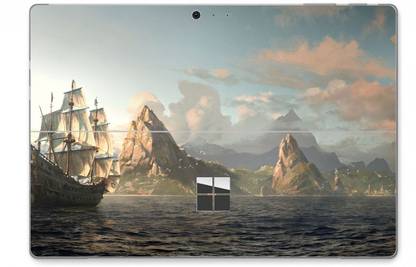GADGETSWRAP GW27593 Surface Pro 4 Printed Pirate Edward Kenway Skin Top Only Vinyl Laptop Skin Compatible for 12.3 inch