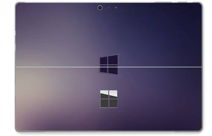 GADGETSWRAP GW28743 Microsoft Surface Pro 4 Printed windows 10 logo Skin Top Only Vinyl Laptop Skin Compatible for 12.3 inch