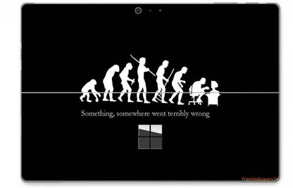 GADGETSWRAP GW28019 Microsoft Surface Pro 4 Printed something somewhere went terribly wrong Skin Top Only Vinyl Laptop Skin Compatible for 12.3 inch