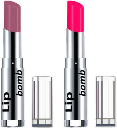 कलर फीवर Creamy Matte Passion Color with Semi Matte Finish Lipstick (Set of 2 Pcs)08-26