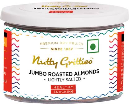 Nutty Gritties Jumbo Roasted Almonds, Lightly Salted