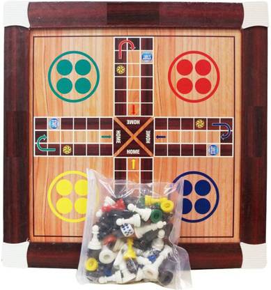 DIY LUDO AND CHESS 2 in 1 BOARD GAME Strategy & War Board Game