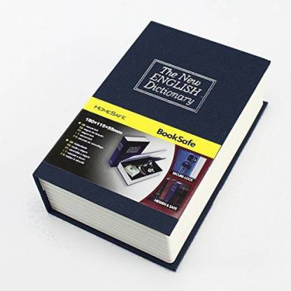 Trunkin The New English Dictionary Hidden Secret Cash Locker Book Safe Vault Box For Cash Jewelery-2 Keys Cash Box Big (1 Compartments) Cash Box