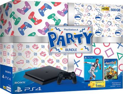 SONY PlayStation 4 (PS4) 500 GB with FIFA 19 Standard Edition,OVERCOOKED