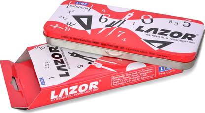 Linc Lazor Mathematical Geometry Box, Pack of 2, Size:LBH-7x3x1 Geometry Box