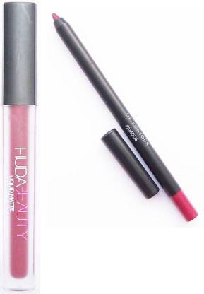 Huda Beauty Liquid Matte Lipstick TRENDSETTER With Lip Contour