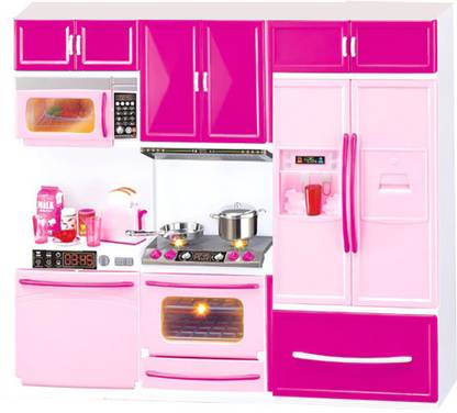 Pepperonz Kitchen and Refrigerator Sets – Everything Needed for Cooking Play Set Toy