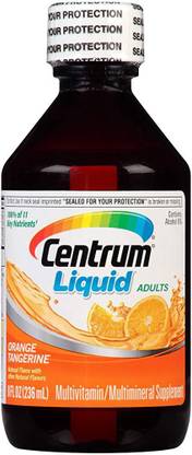 Centrum Multivitamin Multimineral Liquid For Adults Orange Tangerine -- 8 fl oz