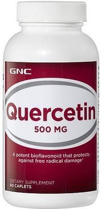 GNC Quercetin 500mg, Caplets, 60 ea