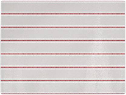 NISH! Decorative Glass Chopping Board - Pattern#014-02 (Tempered Glass, Rectangle, Large - 16" x 12") Glass Cutting Board