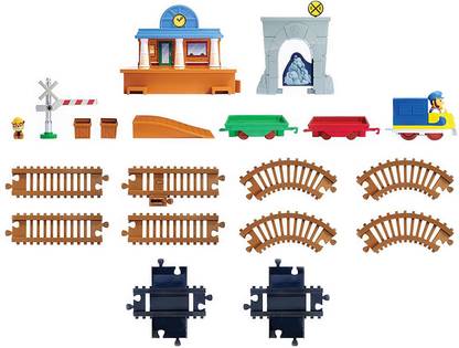 PAW PATROL Adventure Bay Railway Track Set with Exclusive Vehicle, by Spin Master