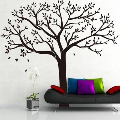 Kayra Decor Large Full Size Prosperous Tree Wall Design Stencils For Wall Painting And Home Wall Decoration Suitable For Room Decor And Craft ( 72" x 125'' Inch ) ( KHSNT368 ) KHSNT368 Wall Stencil Stencil