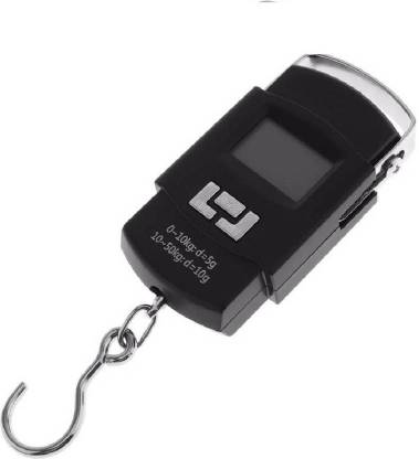 Zeom Electronic Weighing Scale - Portable Digital WH - A08 Weighing Scale - Handheld Weighing Scale  (Black) Weighing Scale