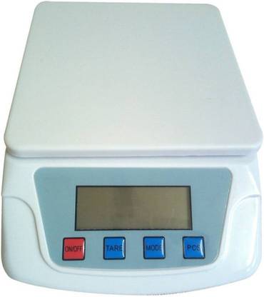 Zeom TS500 0-25 KG DIGITAL WEIGHING SCALE KITCHEN SCALE MEASURES 1G - 25000G AC / DC GIFT 25KG ELECTRONIC SCALE With Parts / PCs Counting Weighing Scale (White) Weighing Scale