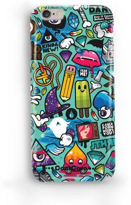 COATCASE Back Cover for iPhone 6 FUNKY PATTERN Printed