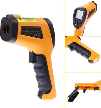 True Sense -50 to +880 Celsius Single Beam Infrared Thermometer Handheld Non-Contact Digital LCD Laser Backlight Temperature Tester Pyrometer Thermometer