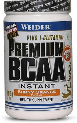 Weider Premium BCAA Powder (Sunny Orange) - 500G BCAA