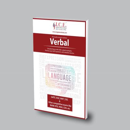 ICE GATE Verbal Aptitude Book For GATE, ESE, MAT, SSC, BANK(PO), NDA,CDS And Other Competitive Exams
