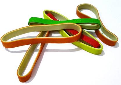 IMPRINT Wide Big, Mix Color Large Rubber Bands - Set of 10 Rubber Band