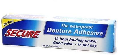 SECURE Denture Adhesive - 1.4 oz Toothpaste