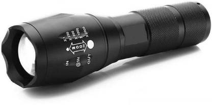Life Friends water proof flashlight 5 modes LED T6 with Super Bright Cree t6 light with Rechargeable battery and charging kit with Zoom option powered by rechargeable battery Torch