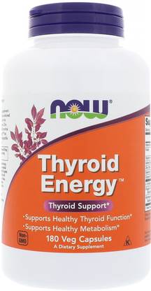 Now Foods Thyroid Energy 180 Veg Capsules