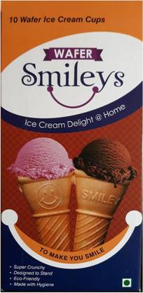 wafer smileys Ice Cream Cups Wafers