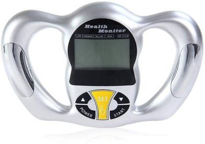 Zahuu Body Mass Index Bmi Tester Fat Monitor Body Fat Analyzer (Silver) Body Fat Analyzer