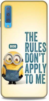 MAPPLE Back Cover for Samasung Galaxy A7 (2018) Triple Camera (Minions)