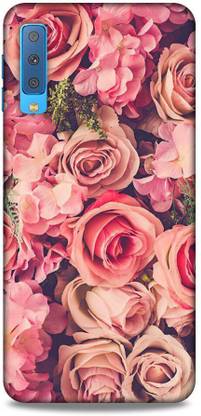 MAPPLE Back Cover for Samasung Galaxy A7 (2018) Triple Camera (Floral Pattern)