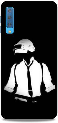 MAPPLE Back Cover for Samasung Galaxy A7 (2018) Triple Camera (PubG Player Sketch)