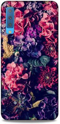 MAPPLE Back Cover for Samasung Galaxy A7 (2018) Triple Camera (Floral Pattern)