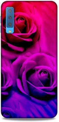 MAPPLE Back Cover for Samasung Galaxy A7 (2018) Triple Camera (Floral Pattern)