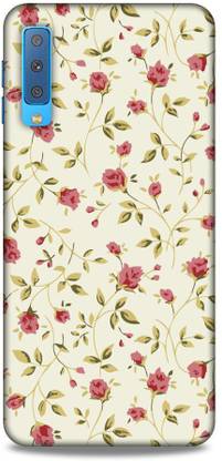 MAPPLE Back Cover for Samasung Galaxy A7 (2018) Triple Camera (Floral Pattern)