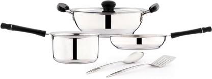 Pigeon 6pcs Triply Cookware Set Induction Bottom Cookware Set