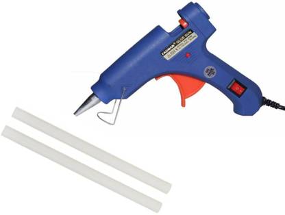 FADMAN Blue Mini 20 Watt & 2 Glue Sticks Hot Melt Glue Gun For Art & Crafts, DIY, Kirigami, Paper, PCB, Plush Toys, Crafts, Wood, Box Standard Temperature Corded Glue Gun
