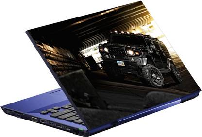 Imagination Era blacked out h2 hummer Stickers HD 3M-Avery Vinyl-Finish-Glossy skin Bubble Free-Waterproof- Non Fading-Easy to Apply-all laptop Size Reusable Laptop Skin Compatible for 238.6 inch