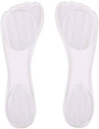 Yugam 1Pair of Self-adhesive Transparent High Heels Insoles Silicone Heel Regular Shoe Insole