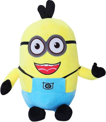Shishu CUTE MINION BOB PLUSH,YELLOW/BLUE(2 FEET)  - 60 mm