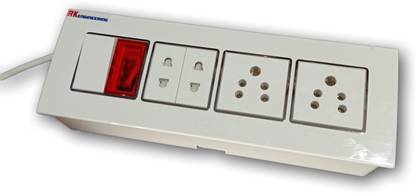RK ENGINEERING EXTENSION CORD 4 Outlets light sockets. 4  Socket Extension Boards