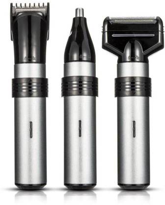 Trifles JEM-572 3 in 1 nose trimmer beard trimmer and shaver Hair Clipper High Quality Razor Machine Blade Grooming Kit 45 min  Runtime 4 Length Settings