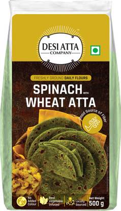 Desi Atta Company  Spinach Wheat Atta, 500g 