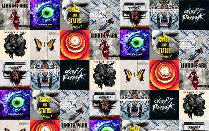 AD Music Wall Poster -collage 13*19 inches Paper Print