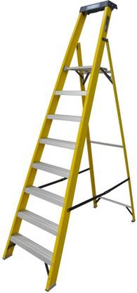 LADDERMAN LMP 2108 8 step Platform Self Supported Folding Type FRP Aluminium Ladder