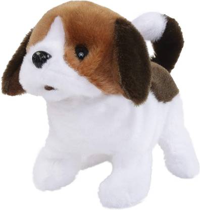 COMDAQ Movers & Shakers Baby Beagle Plush Soft Dog Toy  - 14 cm