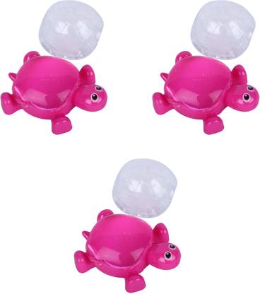AutoVHPR Pack of 3 Transparent Clays in Pink Turtle Box Art Clay
